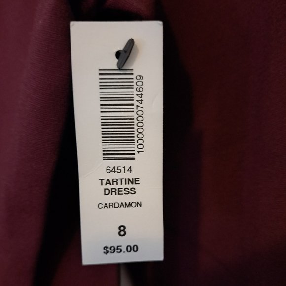 Aritzia Sunday Best Long Sleeved Fit-and-Flare Tartine Dress Size 8 - Picture 3 of 5